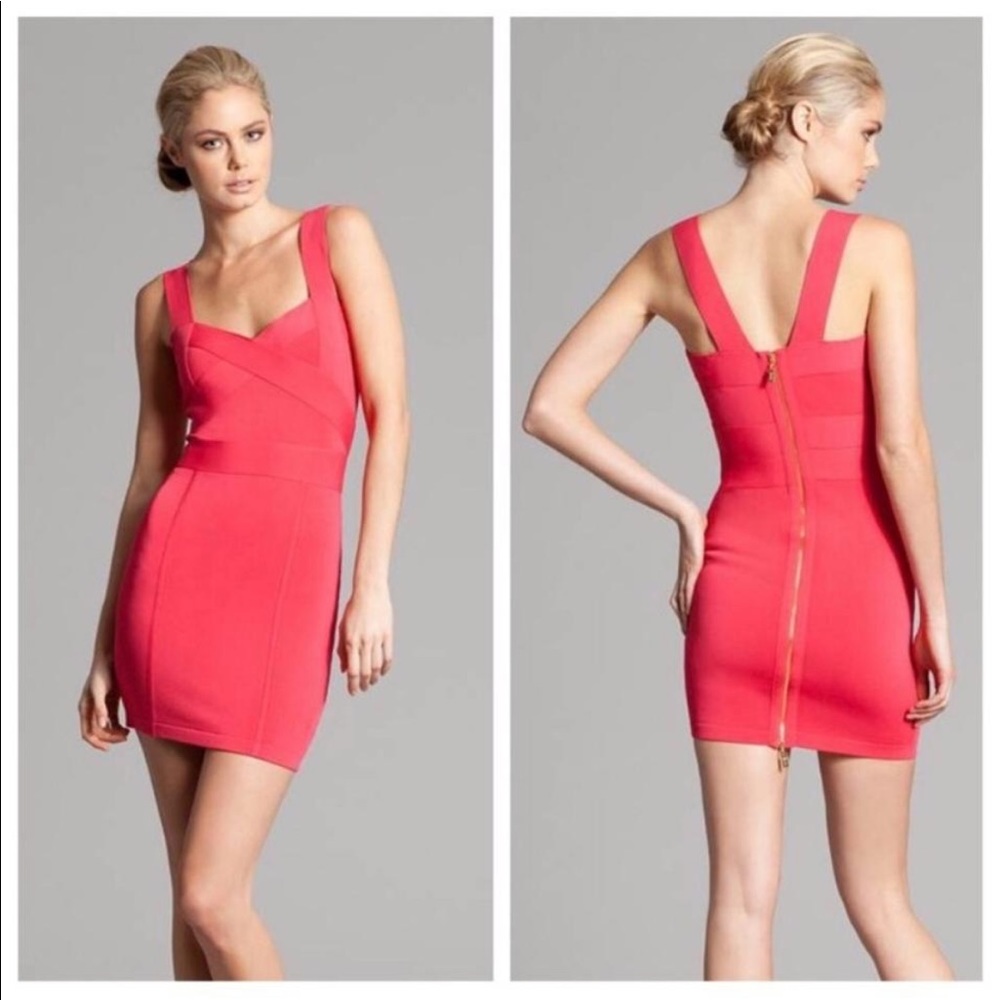 Xs Marciano bandage dress pink